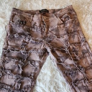 PURE REIGN Distressed Jeans